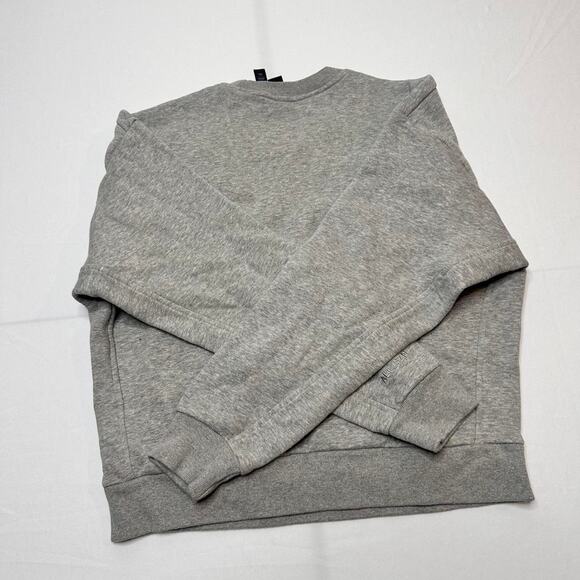 Women’s Adidas Size XS Vintage Grey Sweatshirt With Embroidered Logo - Picture 3 of 5